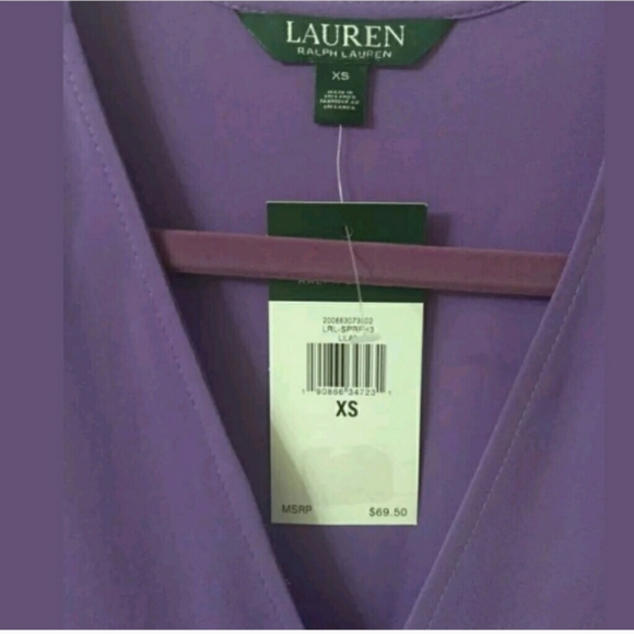 🆕 Ralph Lauren Purple blouse - Picture 4 of 8